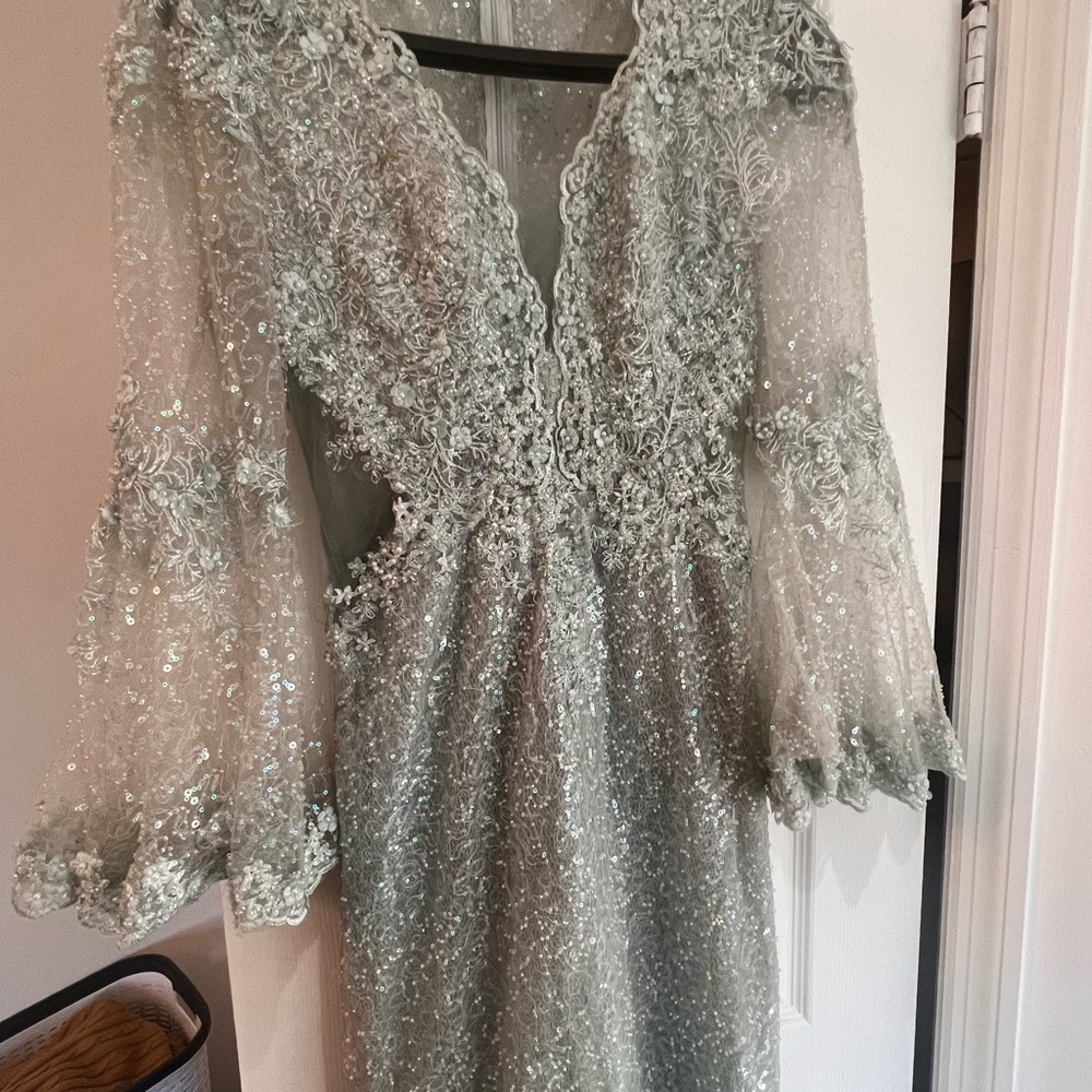 Elegant Long Sleeve Lace Dress